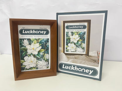 【Luckhoney Natural Wood-Tone Picture Frame】—— Retain the Memory, The Original Appearance