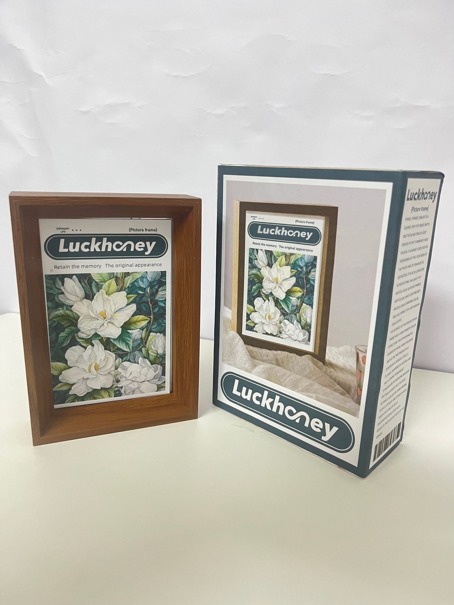 【Luckhoney Natural Wood-Tone Picture Frame】—— Retain the Memory, The Original Appearance