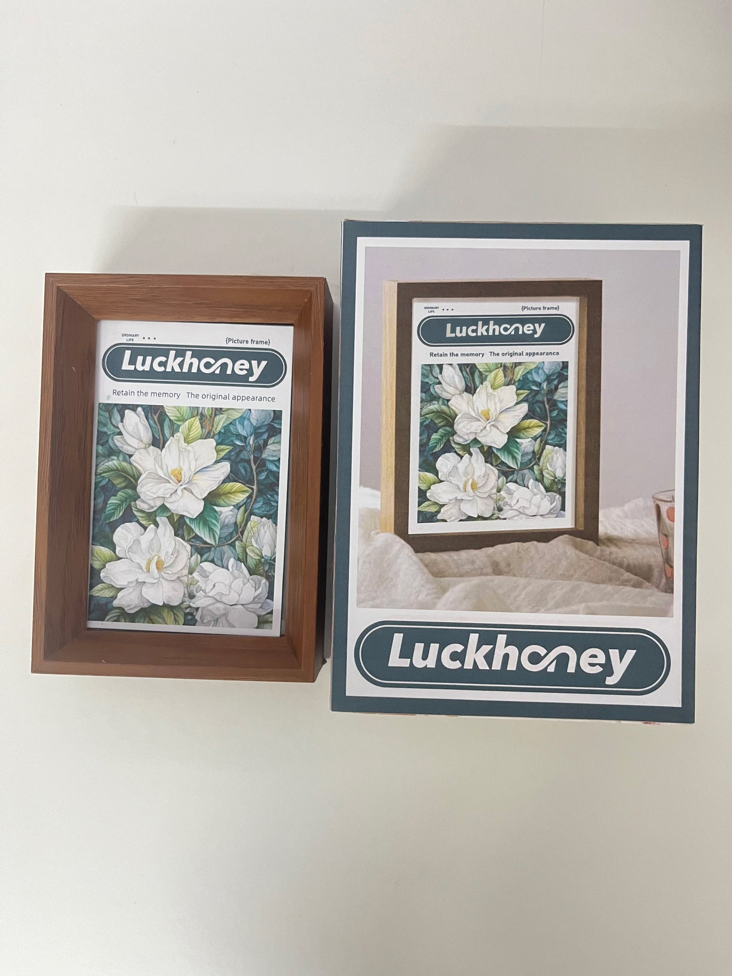 【Luckhoney Natural Wood-Tone Picture Frame】—— Retain the Memory, The Original Appearance