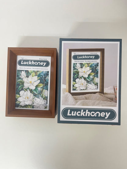 【Luckhoney Natural Wood-Tone Picture Frame】—— Retain the Memory, The Original Appearance