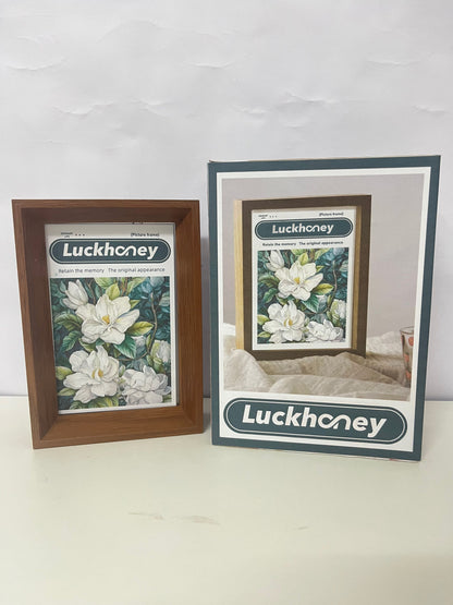 【Luckhoney Natural Wood-Tone Picture Frame】—— Retain the Memory, The Original Appearance