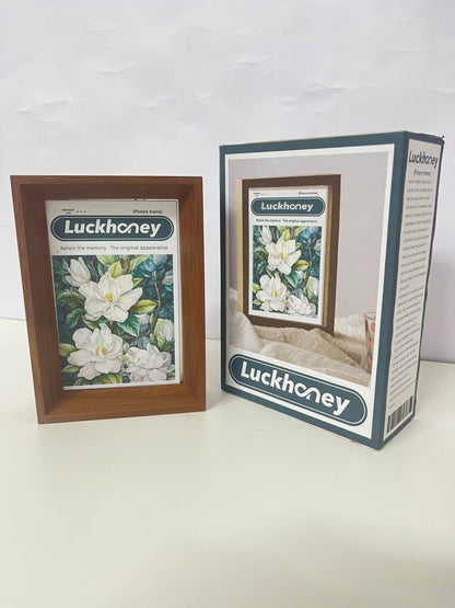 【Luckhoney Natural Wood-Tone Picture Frame】—— Retain the Memory, The Original Appearance