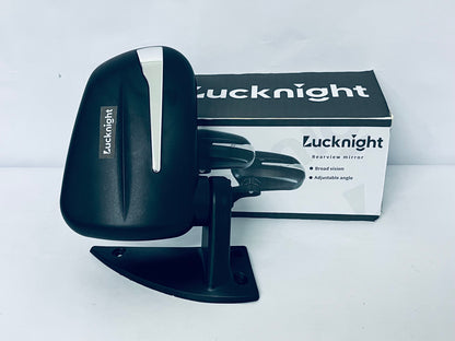 Lucknight Car Rearview Mirrors, Interior Clip-on Panoramic Trapezoid Rear View Mirror for Car, Wide Viewing Range, Universal Use for Cars, SUVs, Trucks, Vehicles