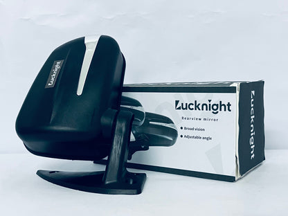 Lucknight Car Rearview Mirrors, Interior Clip-on Panoramic Trapezoid Rear View Mirror for Car, Wide Viewing Range, Universal Use for Cars, SUVs, Trucks, Vehicles