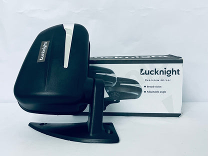 Lucknight Car Rearview Mirrors, Interior Clip-on Panoramic Trapezoid Rear View Mirror for Car, Wide Viewing Range, Universal Use for Cars, SUVs, Trucks, Vehicles