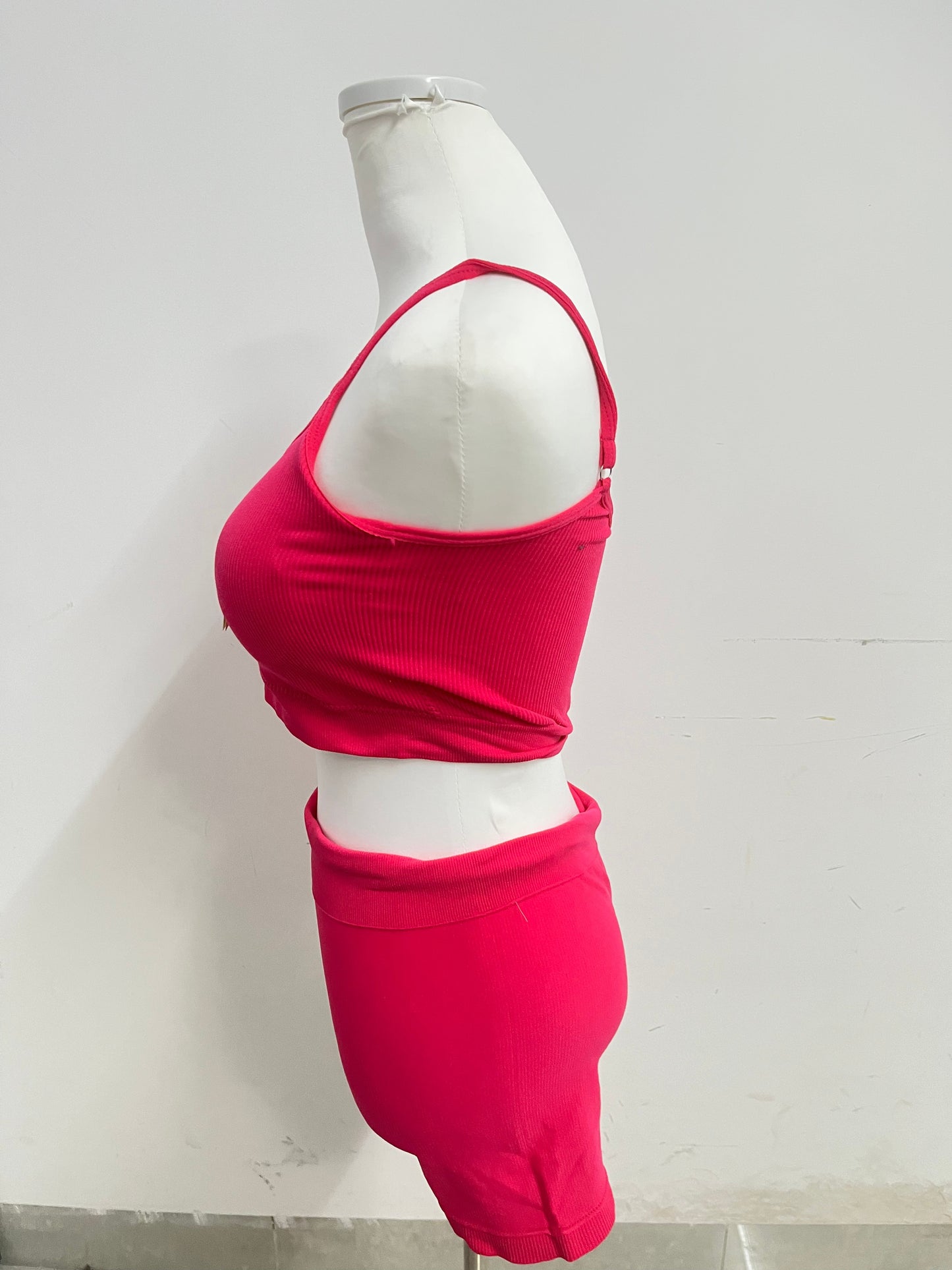 Lucksense 100% Cotton Magenta Sportswear Set Comfortable & Breathable Stylish & Slim-Fitting A Versatile Piece for Daily Leisure & Light Exercise