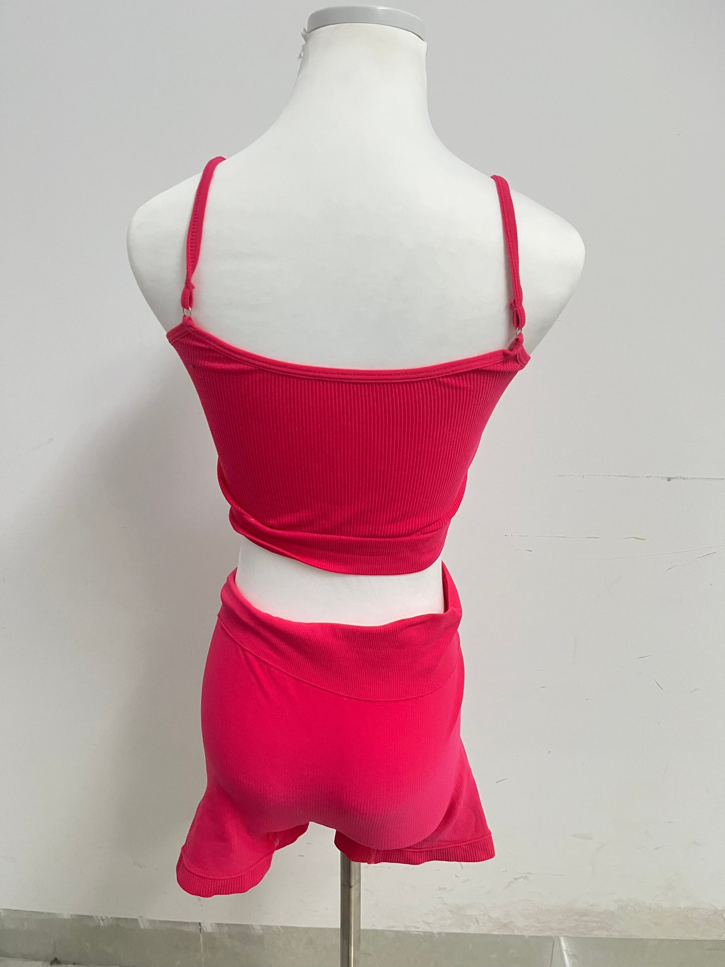 Lucksense 100% Cotton Magenta Sportswear Set Comfortable & Breathable Stylish & Slim-Fitting A Versatile Piece for Daily Leisure & Light Exercise