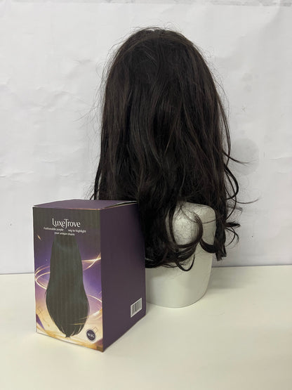 [LuxeTrove Wigs]-French Lazy Wool Curl Wig - Natural Fluffy Medium-Length Hairpiece