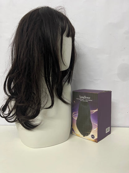 [LuxeTrove Wigs]-French Lazy Wool Curl Wig - Natural Fluffy Medium-Length Hairpiece