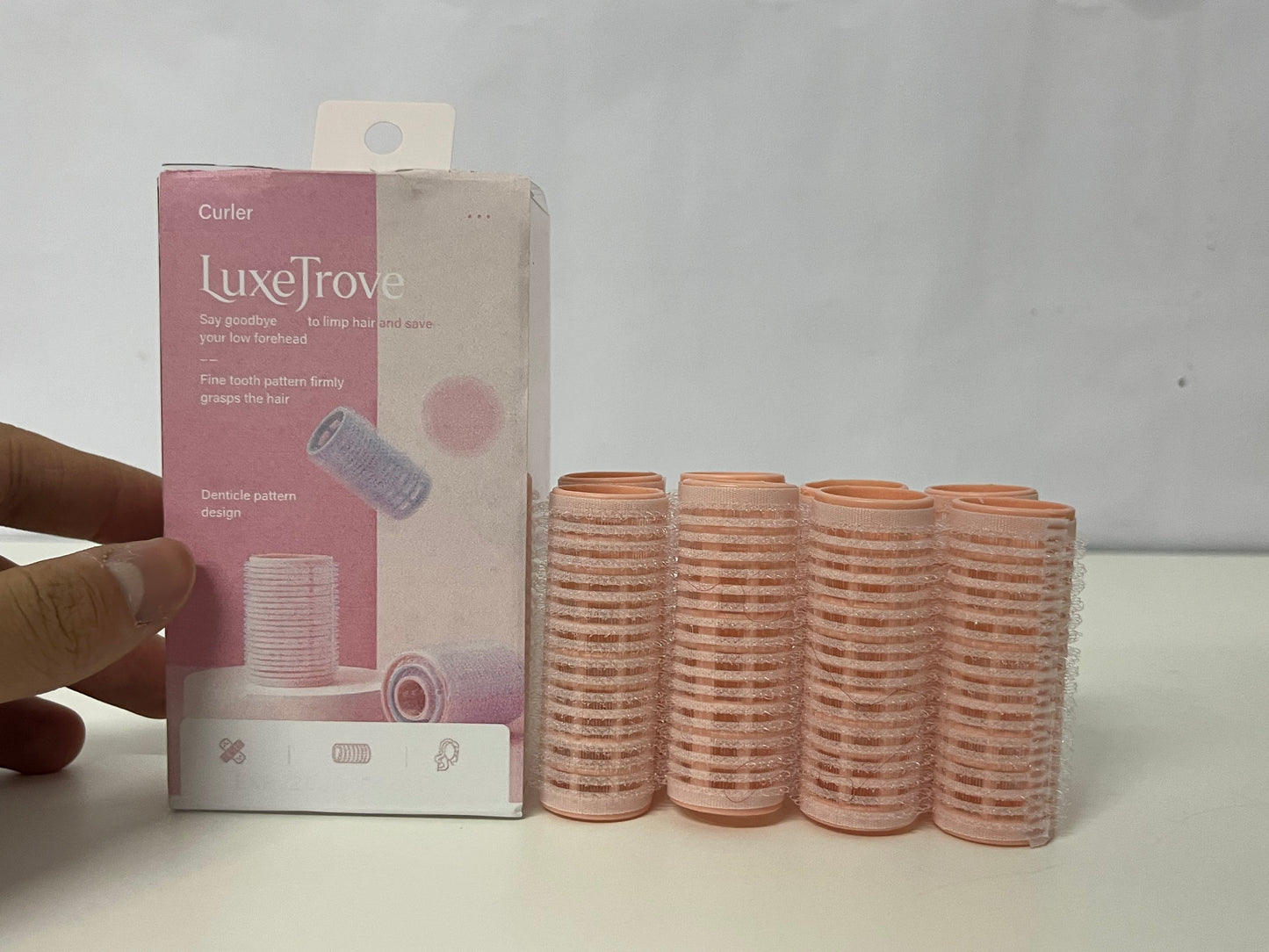 [LuxeTrove Non-electric hair rollers]-Self-Adhesive Air Bangs Hair Rollers - Lazy Root Volumizing Tool
