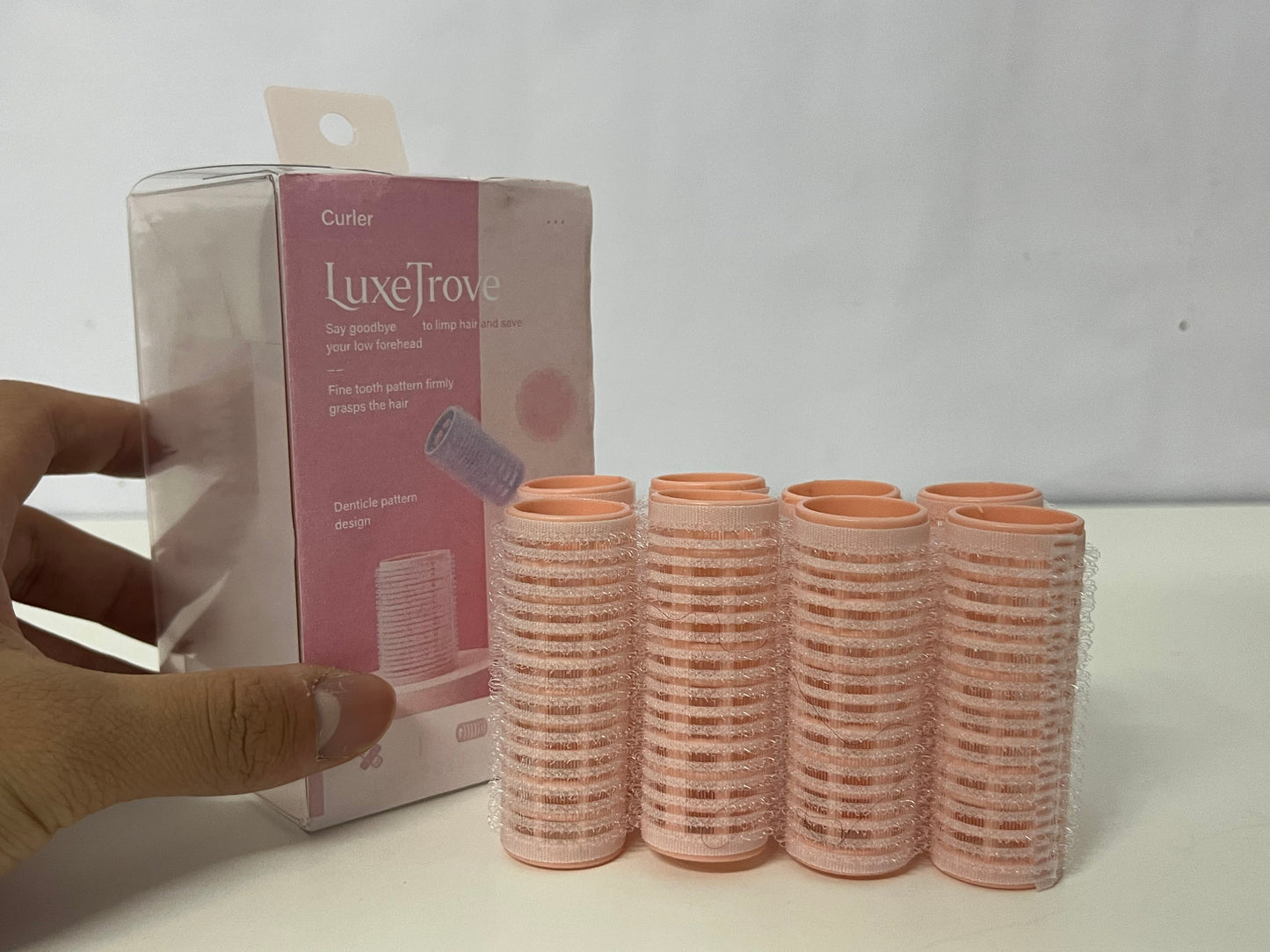 [LuxeTrove Non-electric hair rollers]-Self-Adhesive Air Bangs Hair Rollers - Lazy Root Volumizing Tool