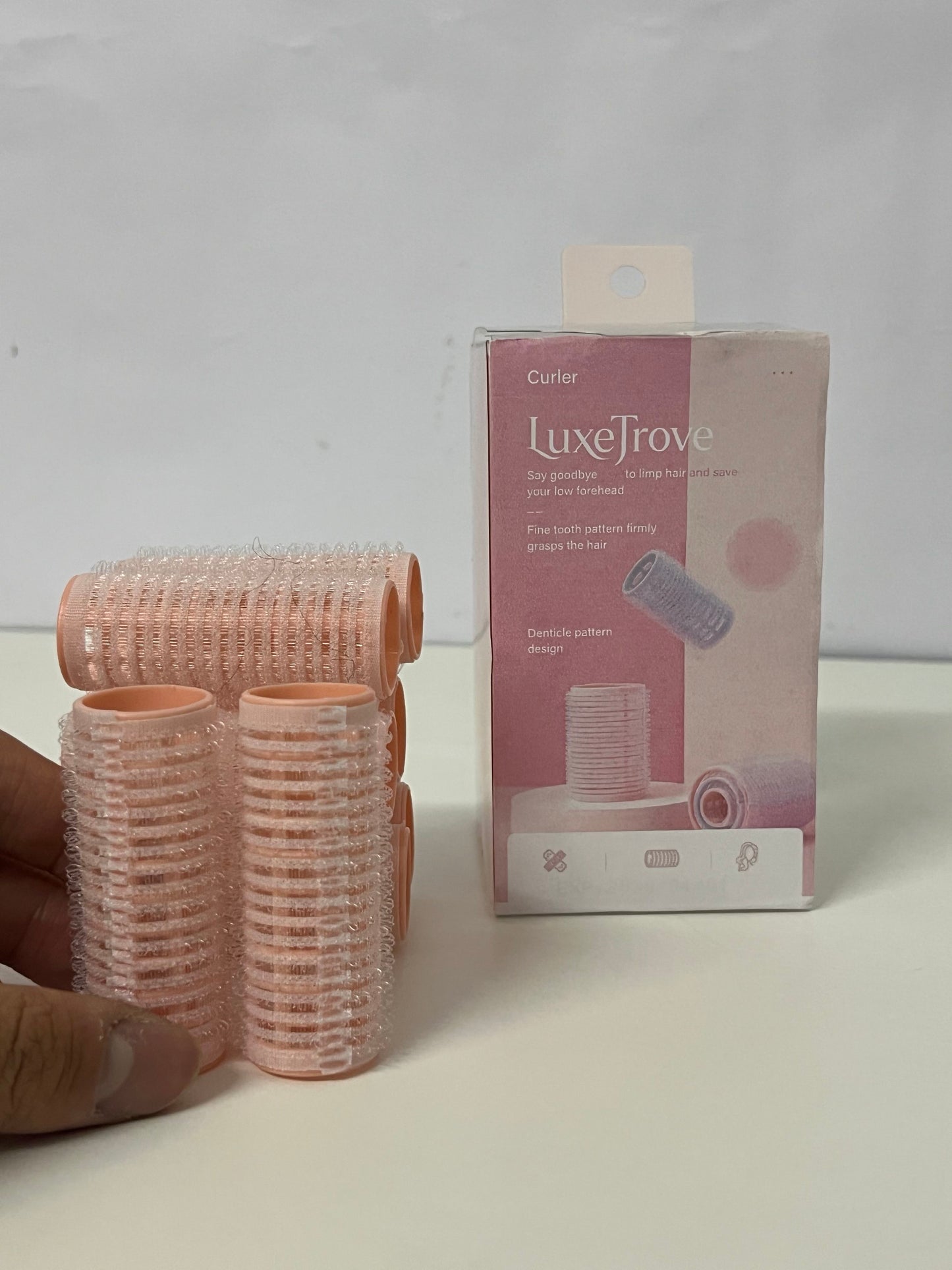 [LuxeTrove Non-electric hair rollers]-Self-Adhesive Air Bangs Hair Rollers - Lazy Root Volumizing Tool