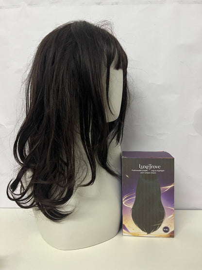 [LuxeTrove Wigs]-French Lazy Wool Curl Wig - Natural Fluffy Medium-Length Hairpiece