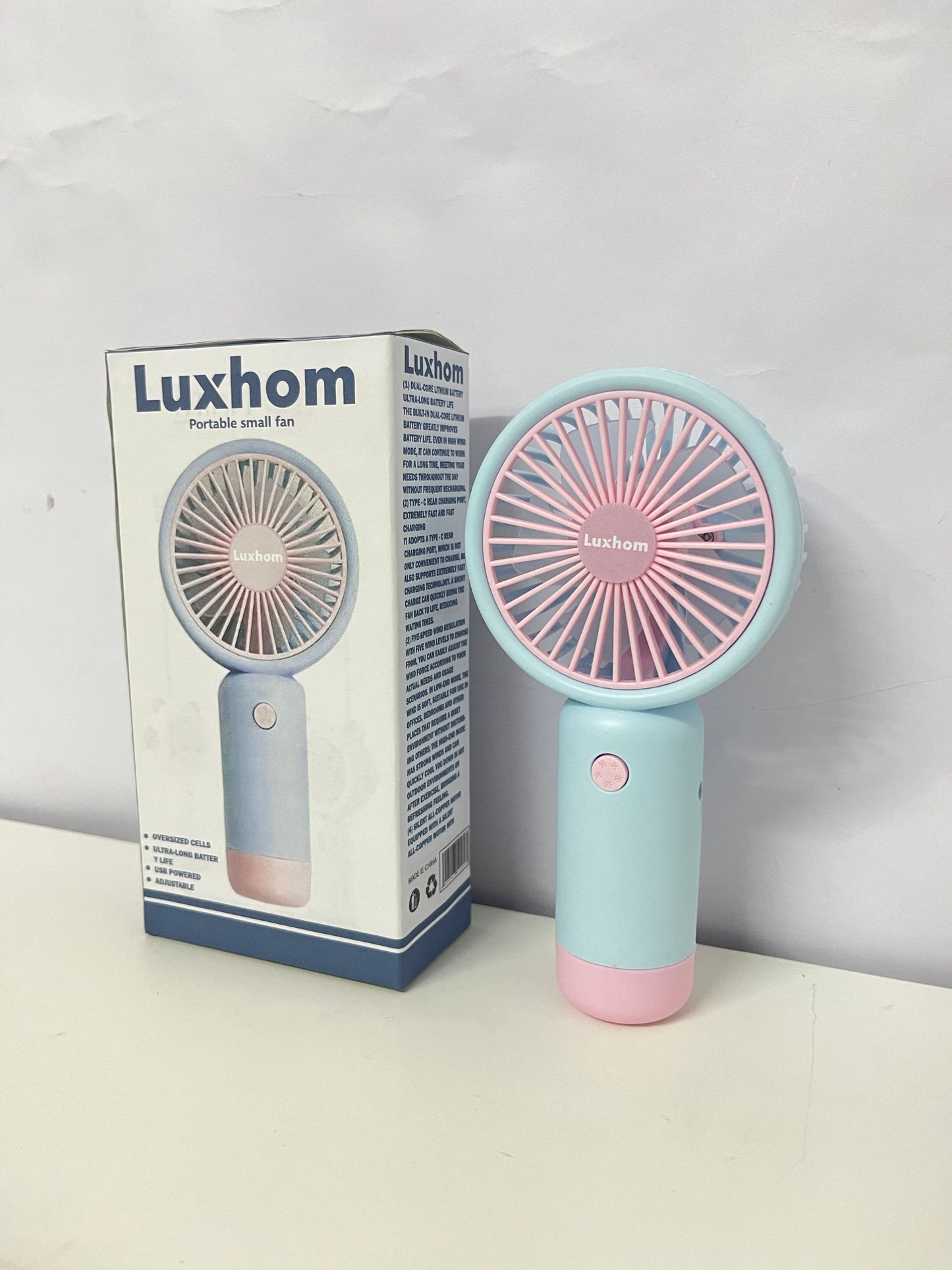 Luxhom Handheld Portable Mini Fan: Your "Cool Companion" for Summer Outings