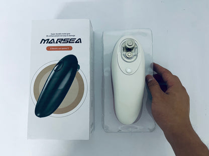 MARSEA  Electric Can Opener: One Touch - No Sharp Edge, Food-Safe and Battery Operated Can Opener