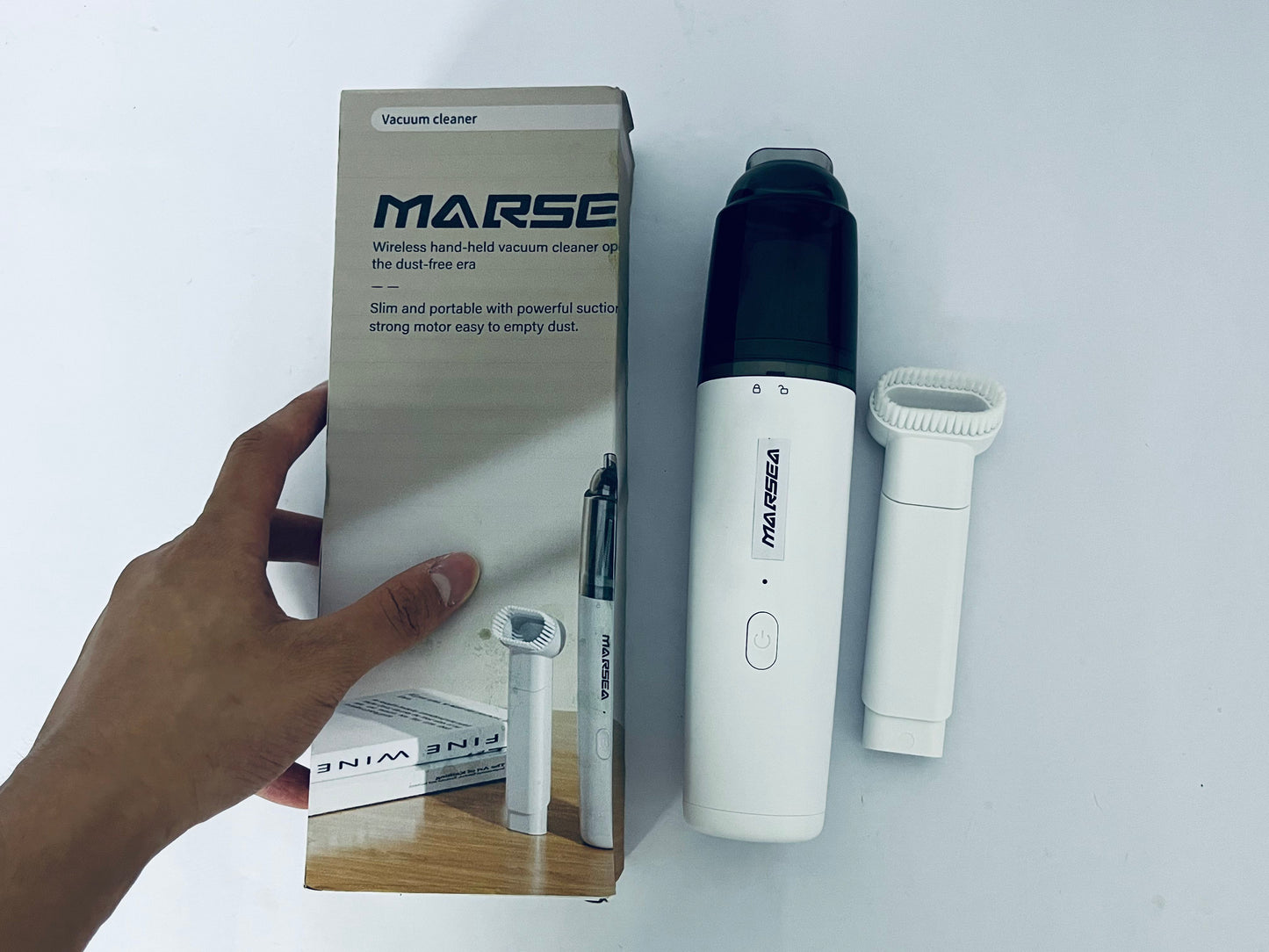 MARSEA   Electric vacuum cleaners Handheld Vacuum, Cordless, White (KMK3J010)