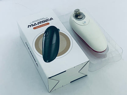 MARSEA  Electric Can Opener: One Touch - No Sharp Edge, Food-Safe and Battery Operated Can Opener