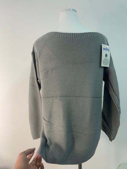 MARSUPER Sweaters Long Sleeve Tops Fashion Outfits Trendy Casual V Neck Oversize