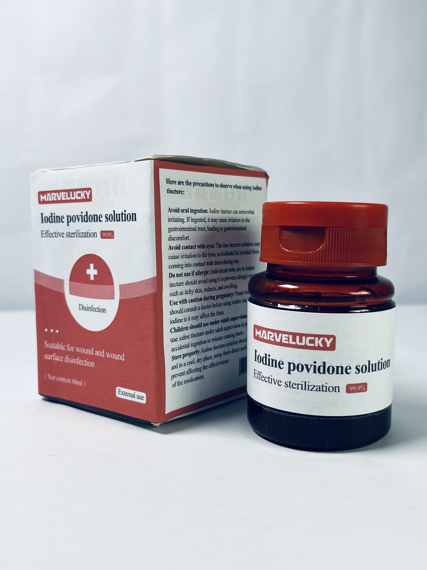 MARVELUCKY Medical iodophor effectively treats wounds and inhibits bacteria