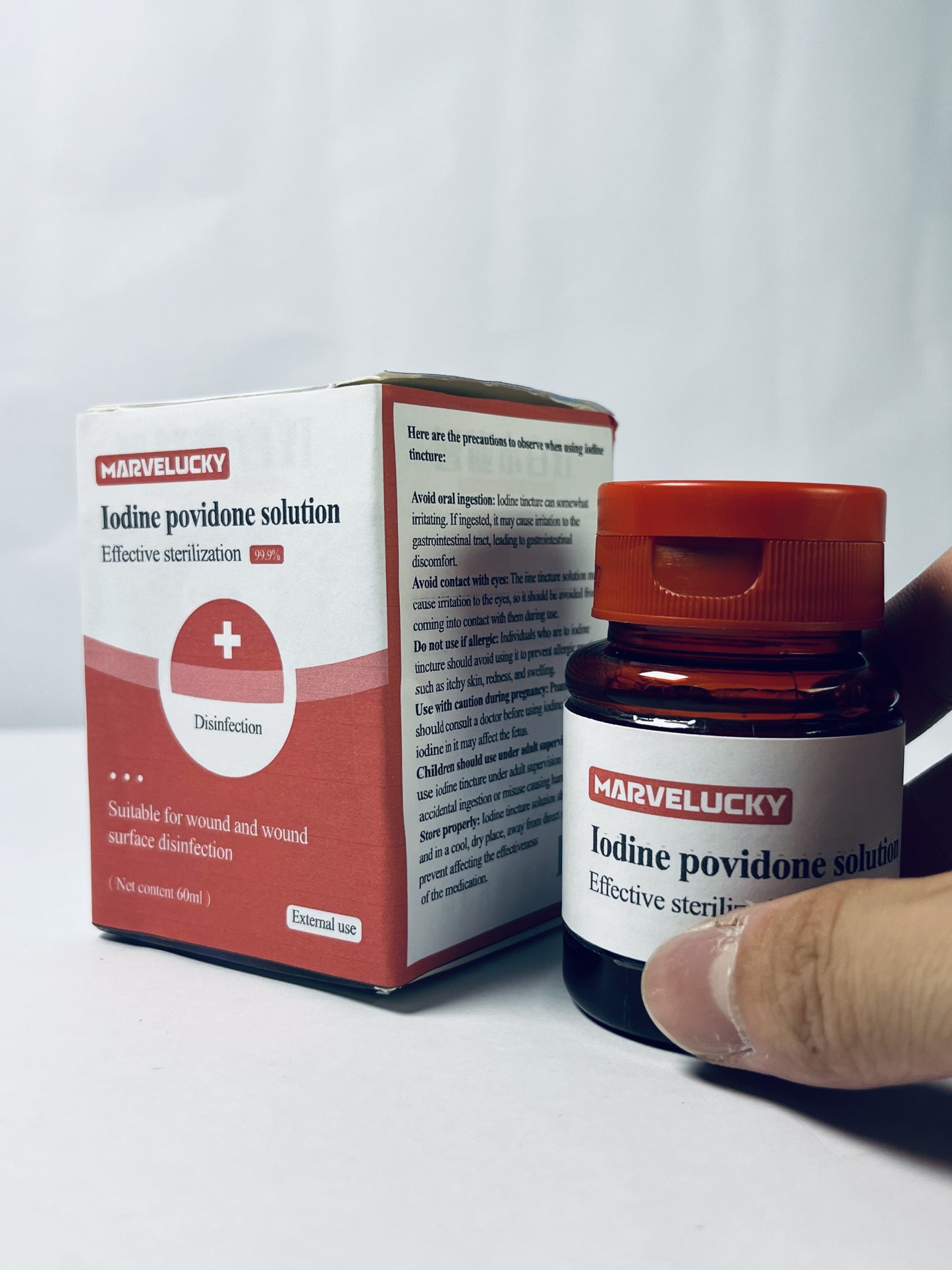 MARVELUCKY Medical iodophor effectively treats wounds and inhibits bacteria
