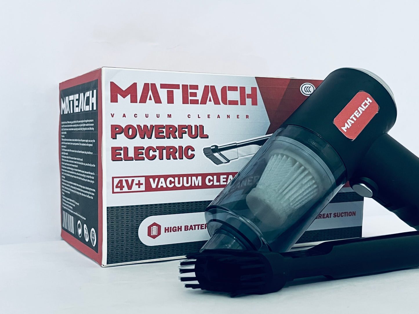 MATEACH Portable Car Vacuum Cleaner, Handheld Wireless Mini Vacuum, Compact Dust Buster, Detachable Washable Filter, Handheld Vacuum for Home,Car, Office Desk, Keyboards