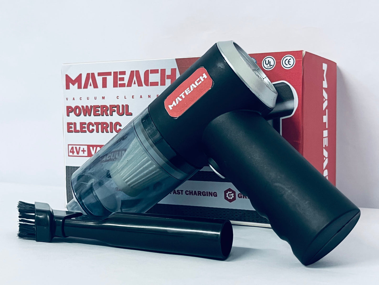 MATEACH Portable Car Vacuum Cleaner, Handheld Wireless Mini Vacuum, Compact Dust Buster, Detachable Washable Filter, Handheld Vacuum for Home,Car, Office Desk, Keyboards