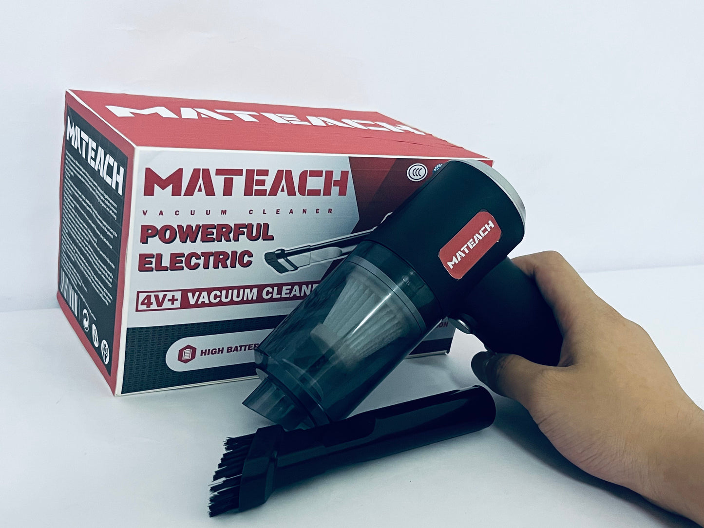 MATEACH Portable Car Vacuum Cleaner, Handheld Wireless Mini Vacuum, Compact Dust Buster, Detachable Washable Filter, Handheld Vacuum for Home,Car, Office Desk, Keyboards