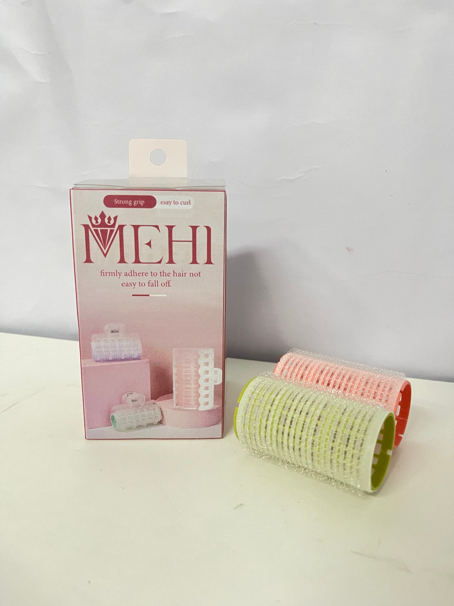 MEHI  Non-Electric Hair Rollers  Open-Grid Hair Rollers — Non-Electric Self-Grip Tools for Fast Air-Drying