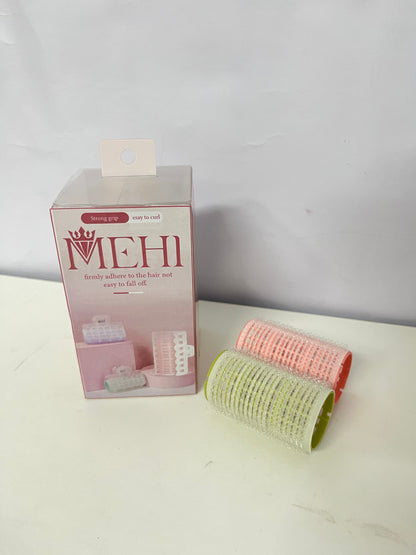 MEHI  Non-Electric Hair Rollers  Open-Grid Hair Rollers — Non-Electric Self-Grip Tools for Fast Air-Drying