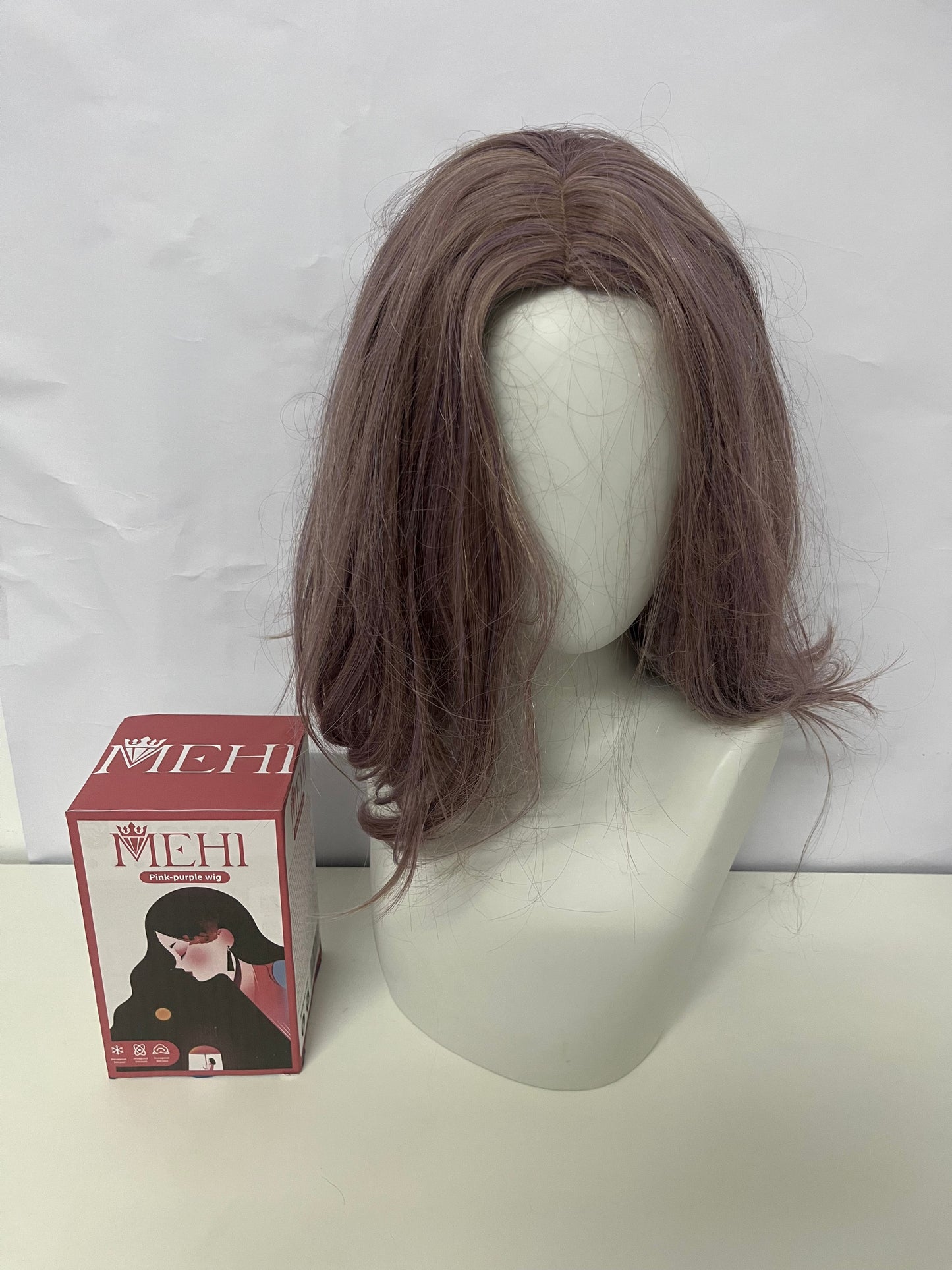 MEHI Shoulder-Length Wavy Wig - Synthetic Fashion Hairpiece