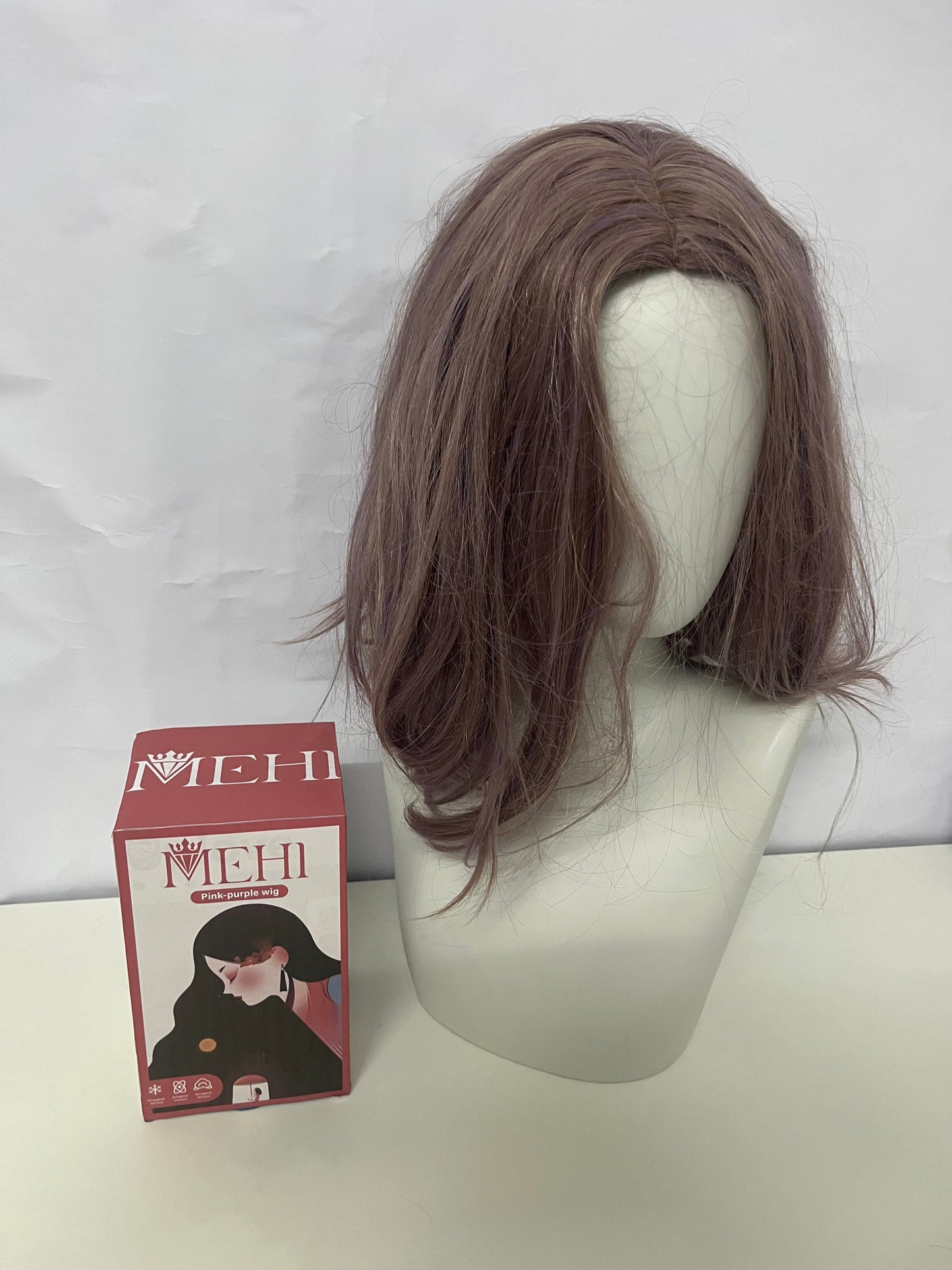 MEHI Shoulder-Length Wavy Wig - Synthetic Fashion Hairpiece