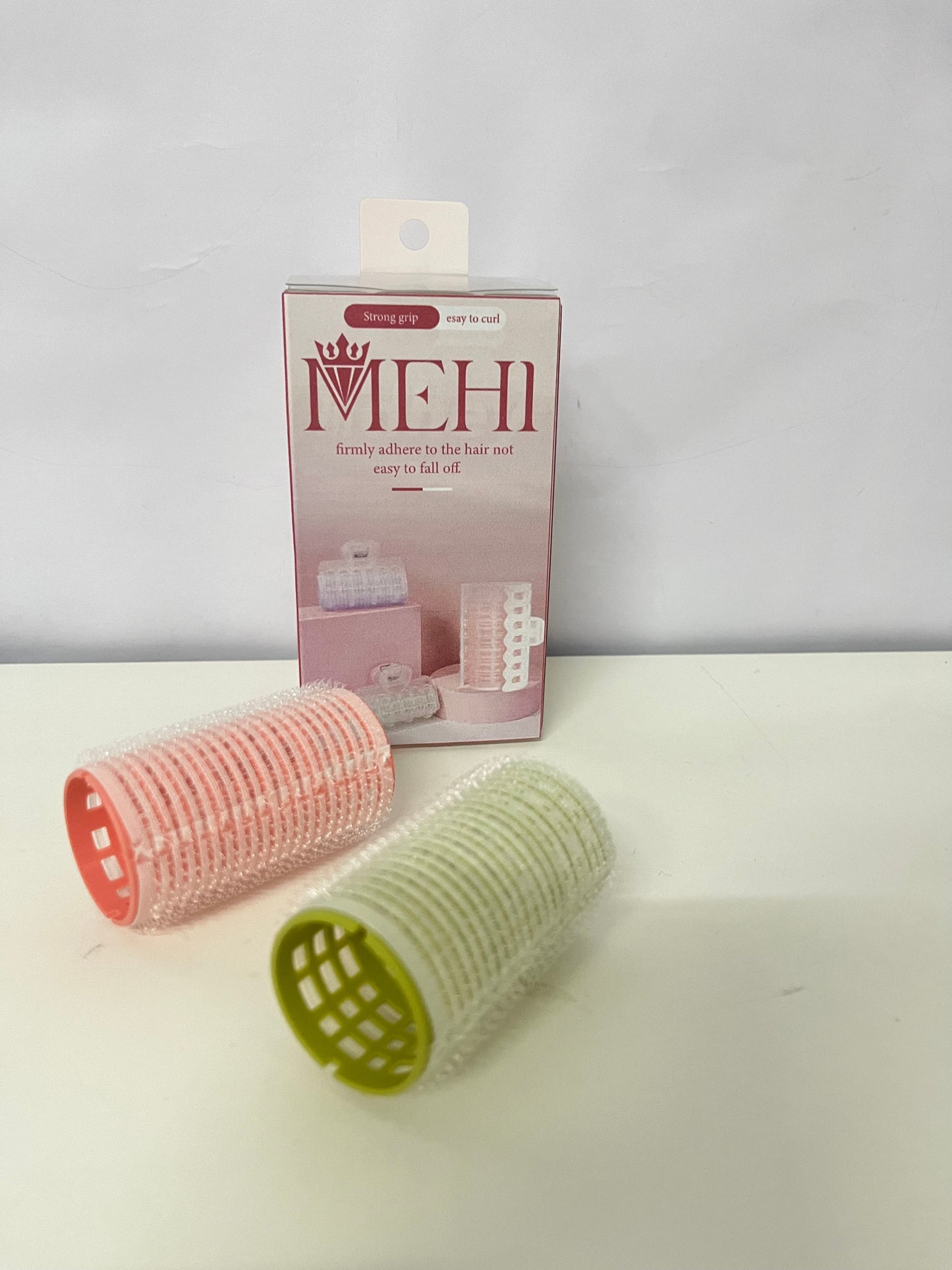 MEHI  Non-Electric Hair Rollers  Open-Grid Hair Rollers — Non-Electric Self-Grip Tools for Fast Air-Drying