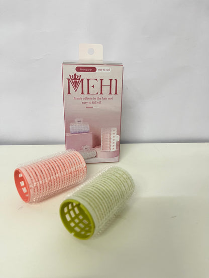 MEHI  Non-Electric Hair Rollers  Open-Grid Hair Rollers — Non-Electric Self-Grip Tools for Fast Air-Drying