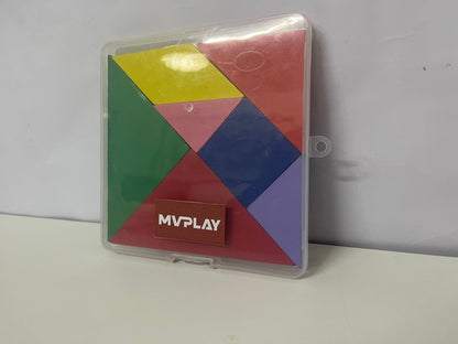 【MVPLAY Tangram Geometric Puzzle Blocks】—— Creative Choice for Brain Training & Hands-On Fun