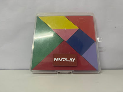 【MVPLAY Tangram Geometric Puzzle Blocks】—— Creative Choice for Brain Training & Hands-On Fun