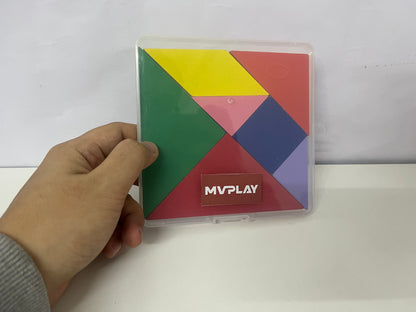 【MVPLAY Tangram Geometric Puzzle Blocks】—— Creative Choice for Brain Training & Hands-On Fun