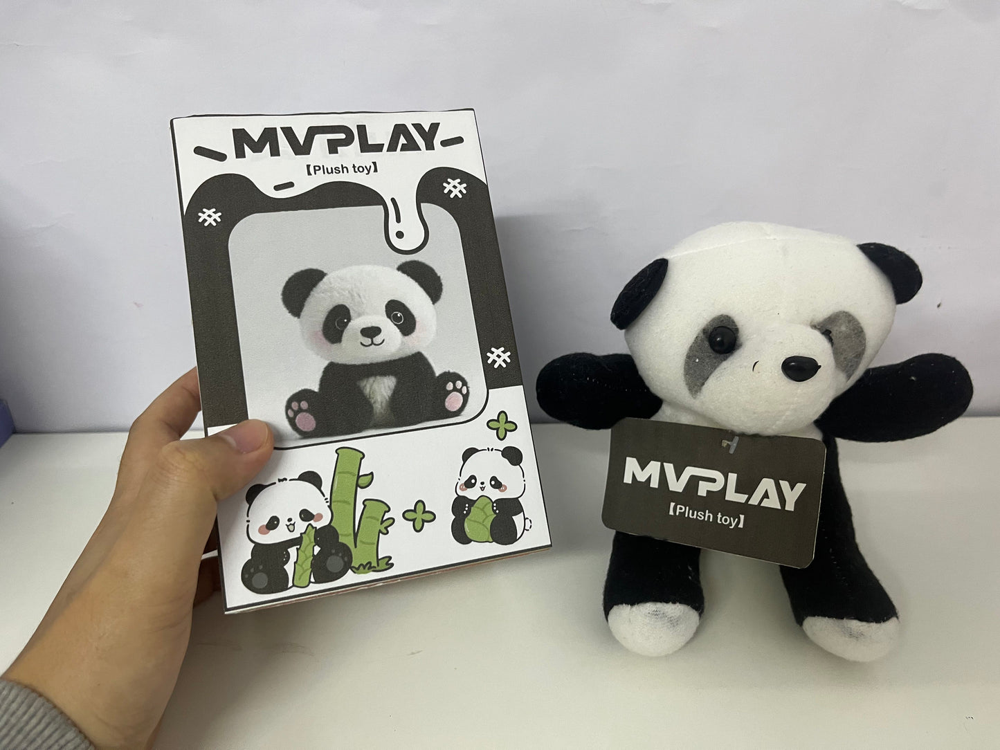 MVPLAY Panda Plush Stuffed Toy —— Adorable Choice for Comfort & Decoration