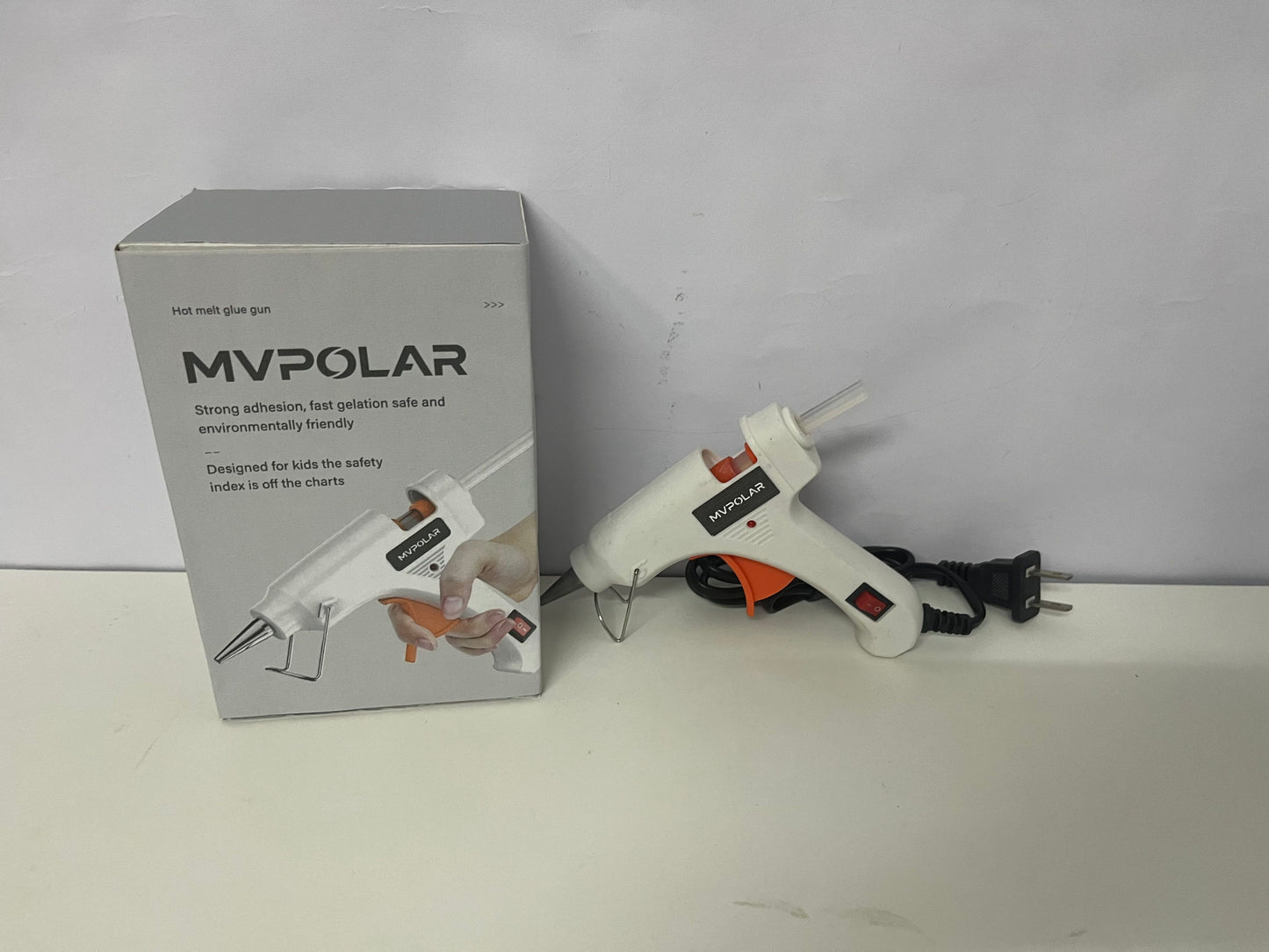 【MVPOLAR Hot melt glue guns】——MVPOLAR Kid-Safe Hot Glue Gun, Fast Preheat, Strong Adhesion