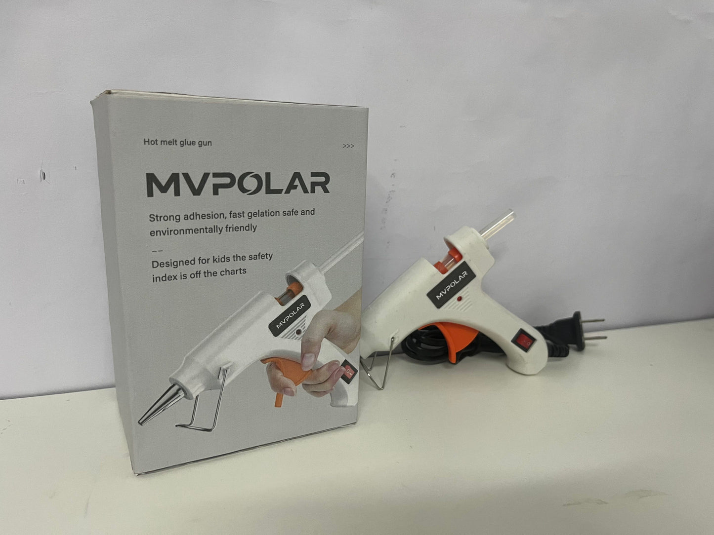 【MVPOLAR Hot melt glue guns】——MVPOLAR Kid-Safe Hot Glue Gun, Fast Preheat, Strong Adhesion