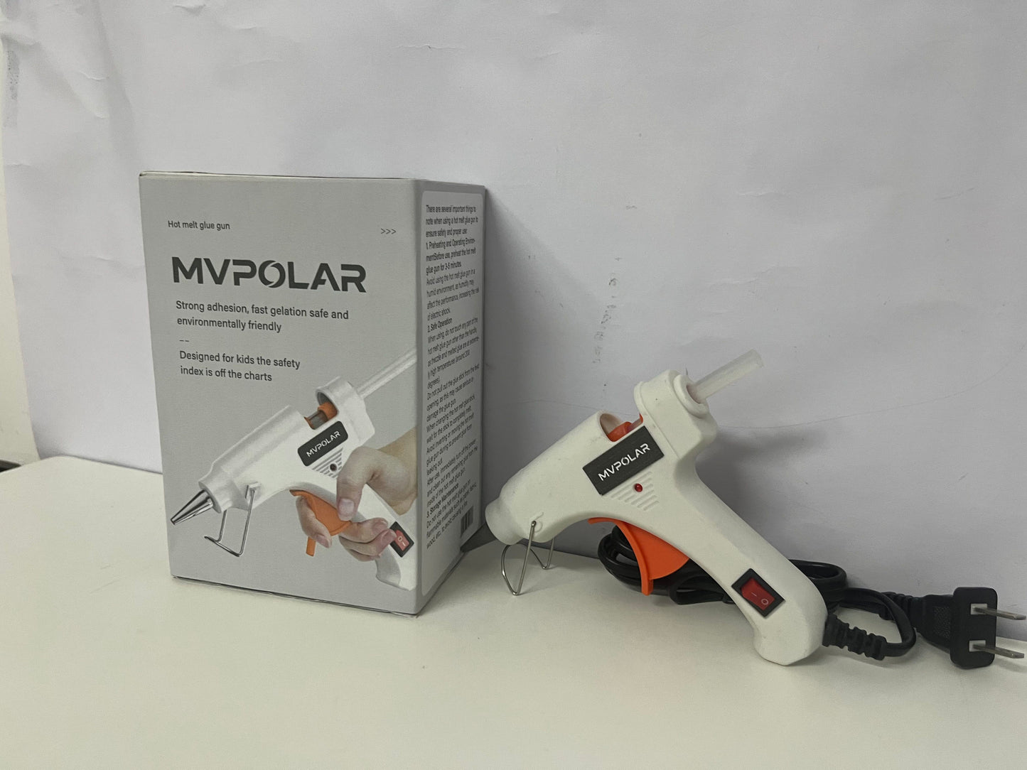 【MVPOLAR Hot melt glue guns】——MVPOLAR Kid-Safe Hot Glue Gun, Fast Preheat, Strong Adhesion