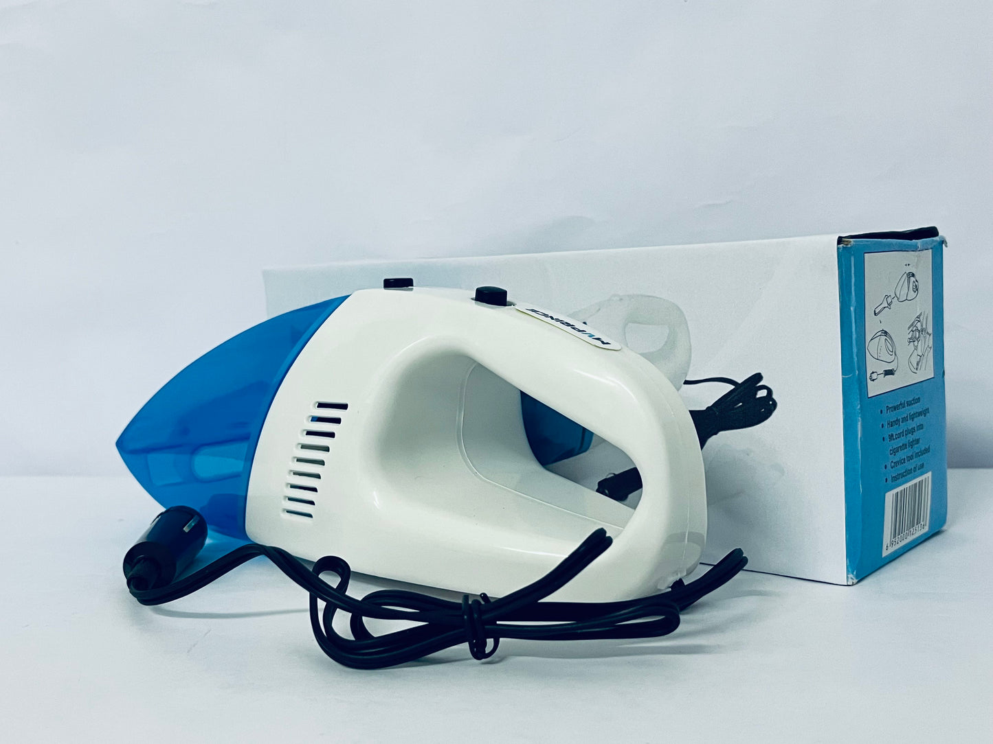 MVPRINCE Portable Wet and Dry Vacuum Cleaner - 12V Socket - High Power, Easy to Clean - Ideal for: Vehicles and Camping