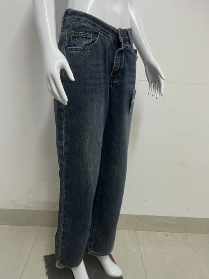【Maday Vintage Wide-Leg Jeans】—— Timeless Retro Style for Effortless Everyday Wear