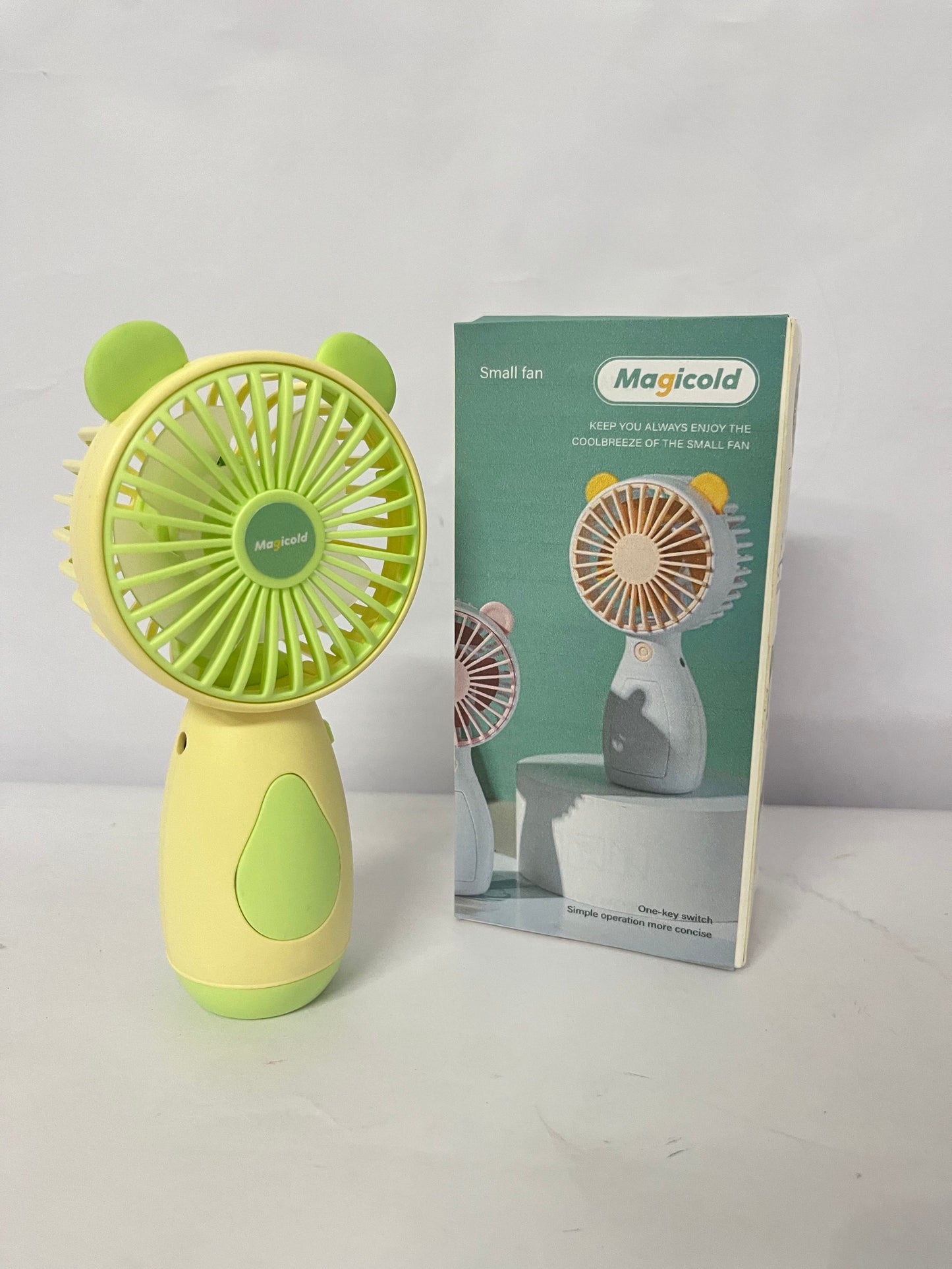 Magicold Electric fans Small Fan Handheld Mini Fan Summer Portable Fan AA-Battery Operated Pocket Fans (Batteries Not Included) Office- Fan Home Fan Fan Hadheld Fan New Hand Held Mini Fan Outdoor Portable