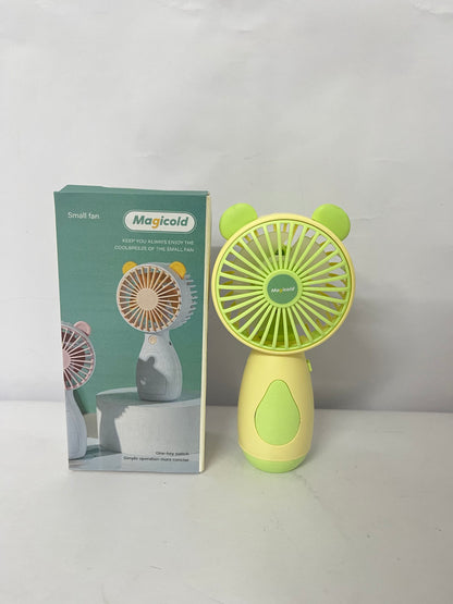 Magicold Electric fans Small Fan Handheld Mini Fan Summer Portable Fan AA-Battery Operated Pocket Fans (Batteries Not Included) Office- Fan Home Fan Fan Hadheld Fan New Hand Held Mini Fan Outdoor Portable