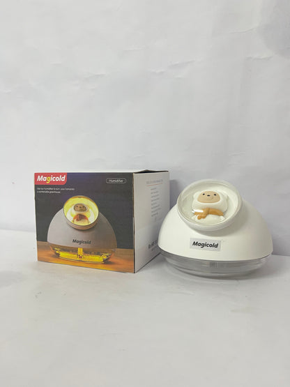 Magicold Humidifiers Ultrasonic Humidifiers for Bedroom and Office,Cold fog humidifier with sunset light, baby humidifier with night light,Portable Humidifier, two spray modes and ambient ligh