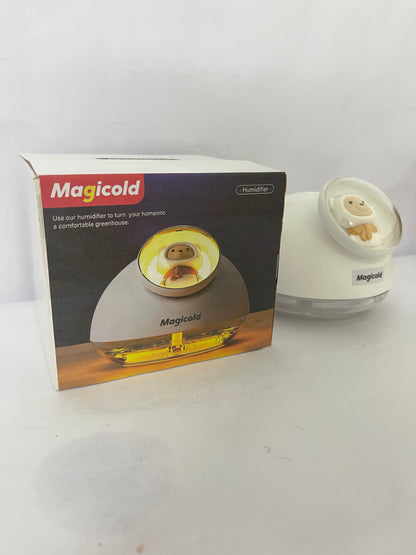 Magicold Humidifiers Ultrasonic Humidifiers for Bedroom and Office,Cold fog humidifier with sunset light, baby humidifier with night light,Portable Humidifier, two spray modes and ambient ligh