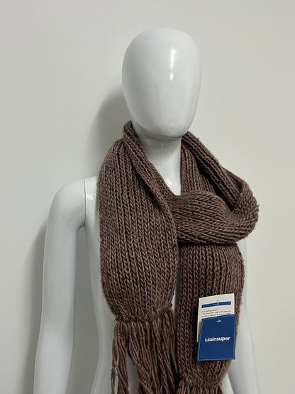 [Mainsuper Scarfs]-Chunky Knit Scarf - Winter Warm Fringed