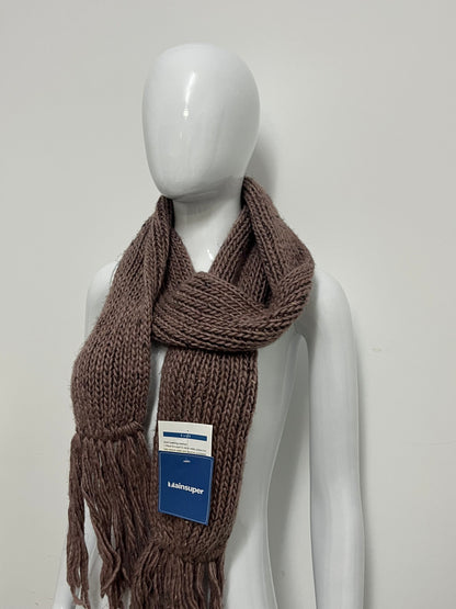 [Mainsuper Scarfs]-Chunky Knit Scarf - Winter Warm Fringed