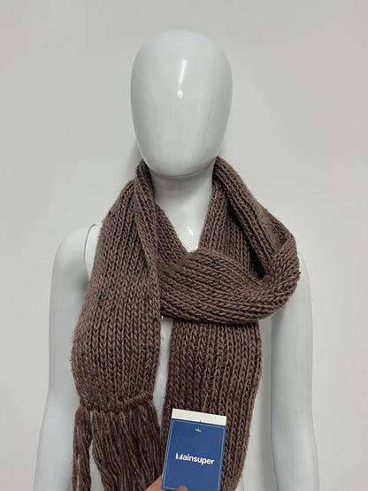 [Mainsuper Scarfs]-Chunky Knit Scarf - Winter Warm Fringed