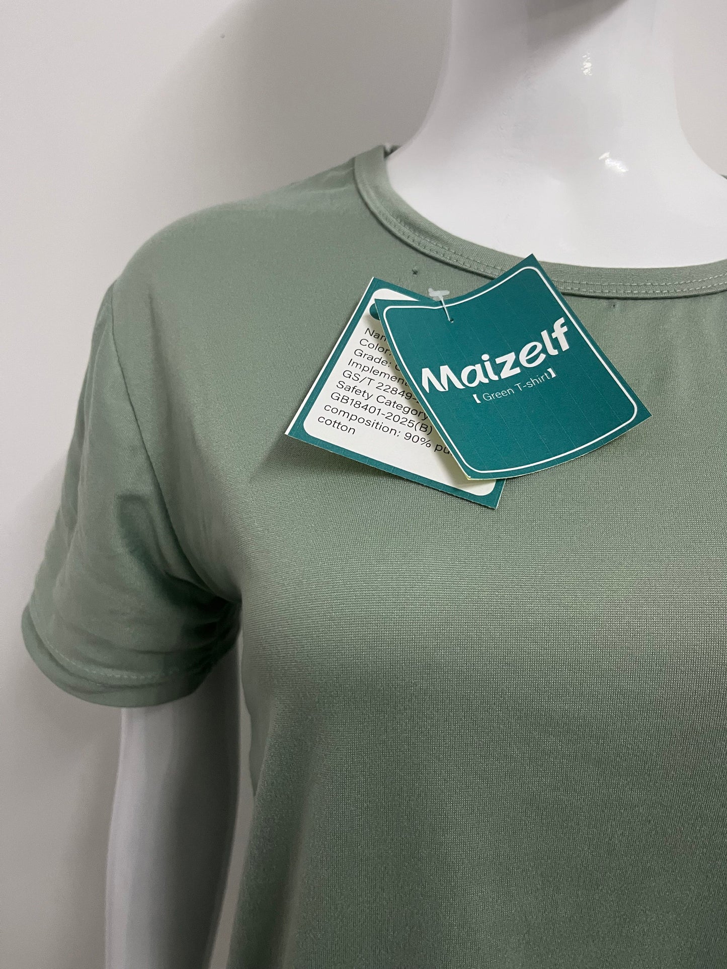 【Maizelf Soft Cotton-Blend Crew Neck T-Shirt】—— Versatile Wardrobe Essential for Effortless Comfort & Style